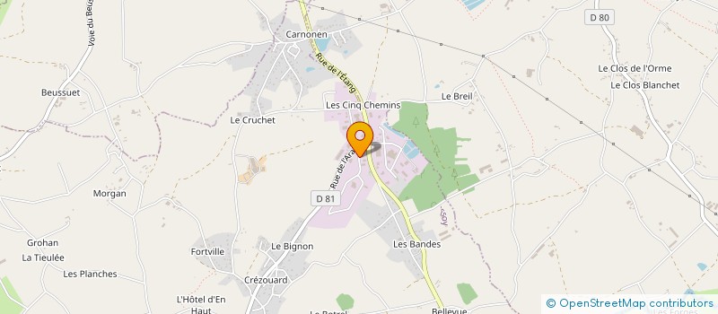 localisation de l'entreprise SCI BADOUARD à QUESSOY