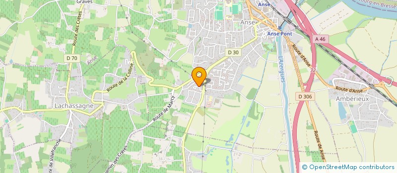 localisation de l'entreprise SCI BADOUX  ANSE