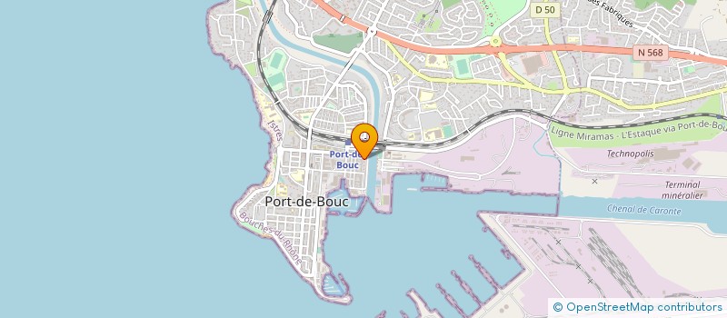 localisation de l'entreprise SCI BADRE  PORT-DE-BOUC