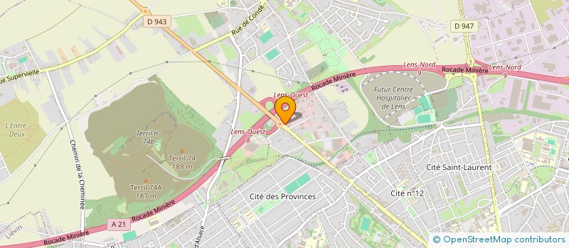 localisation de l'entreprise SCI BADU  LOOS-EN-GOHELLE