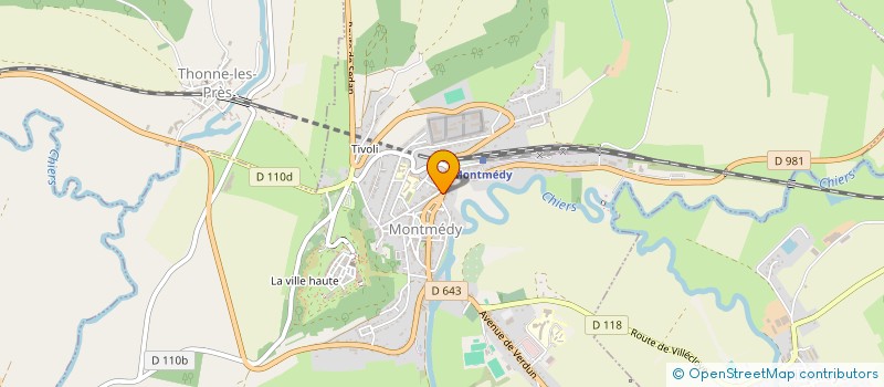 localisation de l'entreprise SCI BADUCIER à MONTMEDY