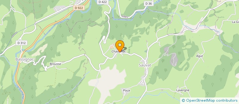 localisation de l'entreprise SCI BADUEL PELISSIER à SAUVAT