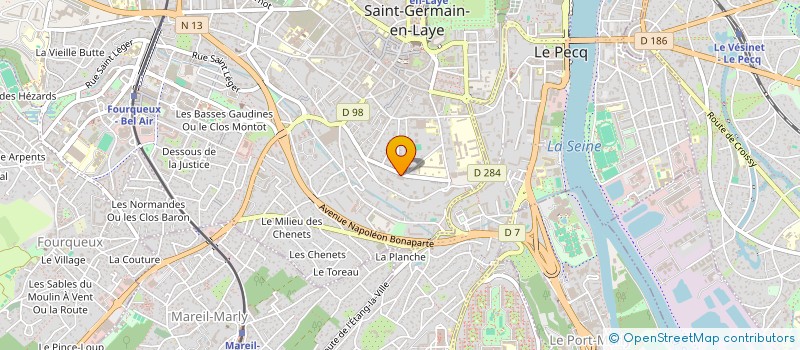 localisation de l'entreprise SCI BADUIN RIFI  SAINT-GERMAIN-EN-LAYE