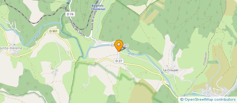 localisation de l'entreprise SCI BADURA  CHADENET