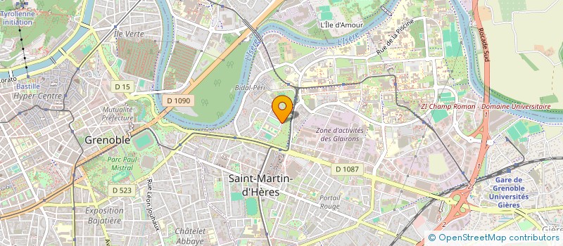 localisation de l'entreprise SCI BADY  SAINT-MARTIN-D'HERES