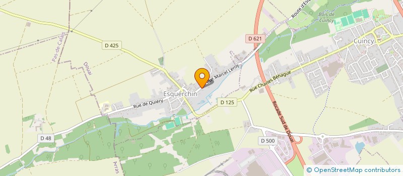 localisation de l'entreprise SCI BAE à ESQUERCHIN