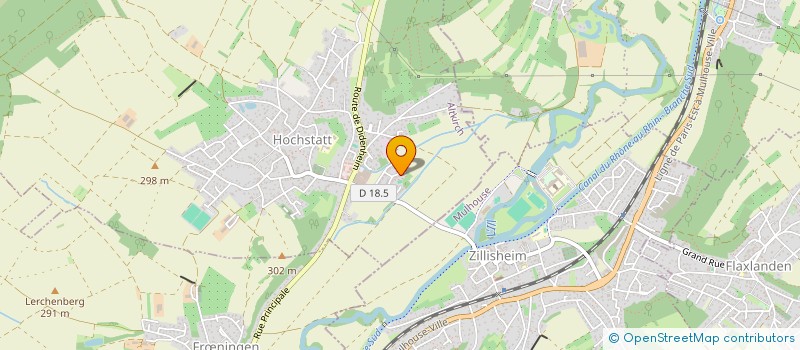 localisation de l'entreprise SCI BAERENFELS  LUEMSCHWILLER