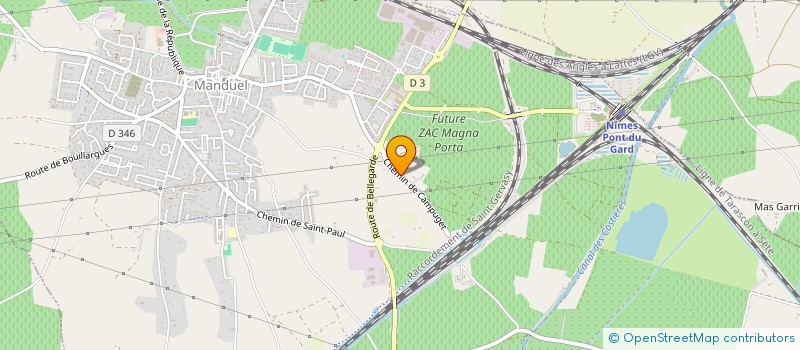 localisation de l'entreprise SCI BAEZA  MANDUEL