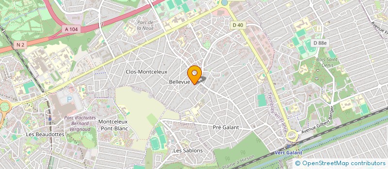 localisation de l'entreprise SCI BAFA à VILLEPINTE