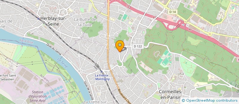 localisation de l'entreprise SCI BAFAMEH  MONTIGNY-LES-CORMEILLES