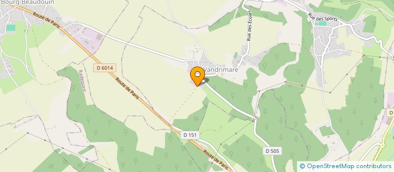 localisation de l'entreprise SCI BAFIME  VANDRIMARE