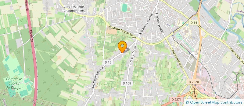 localisation de l'entreprise SCI BAFOU  OLIVET