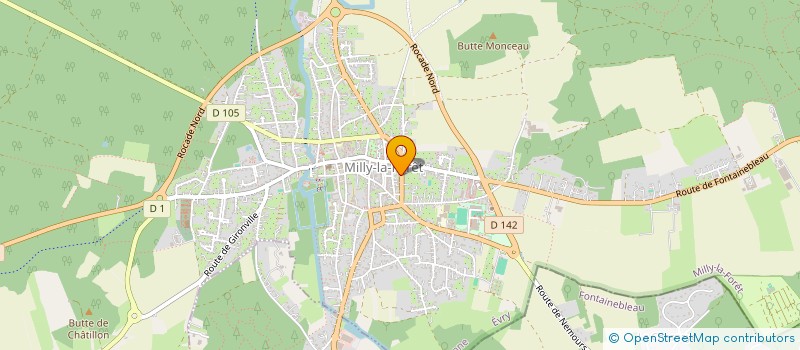 localisation de l'entreprise SCI BAFR à MILLY-LA-FORET