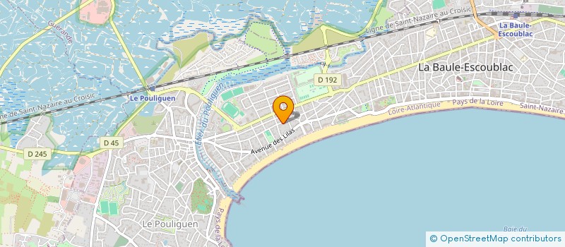 localisation de l'entreprise SCI BAFRAN  LA BAULE-ESCOUBLAC