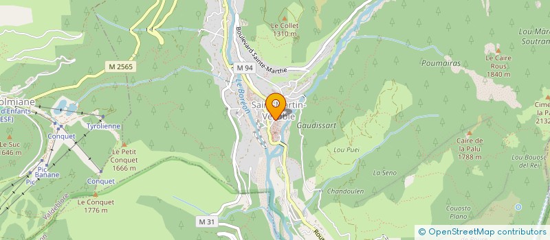 localisation de l'entreprise SCI BAFRED  SAINT-MARTIN-VESUBIE