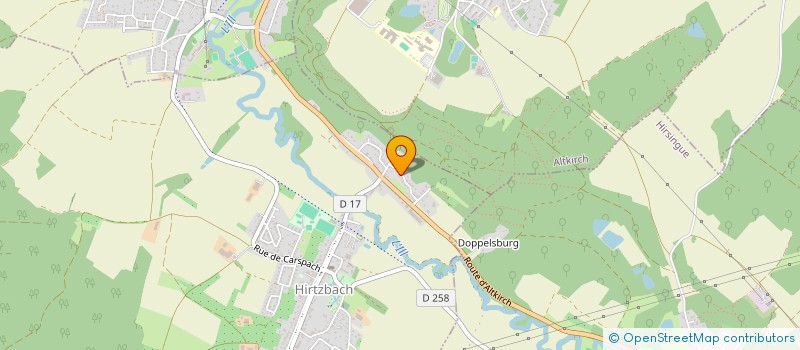 localisation de l'entreprise SCI BAG  HIRTZBACH