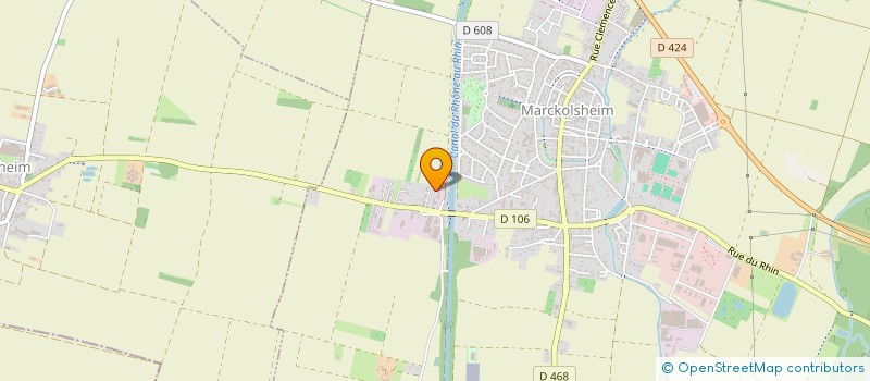 localisation de l'entreprise SCI BAG  MARCKOLSHEIM