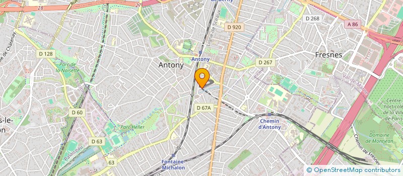 localisation de l'entreprise SCI BAG & BAB à ANTONY