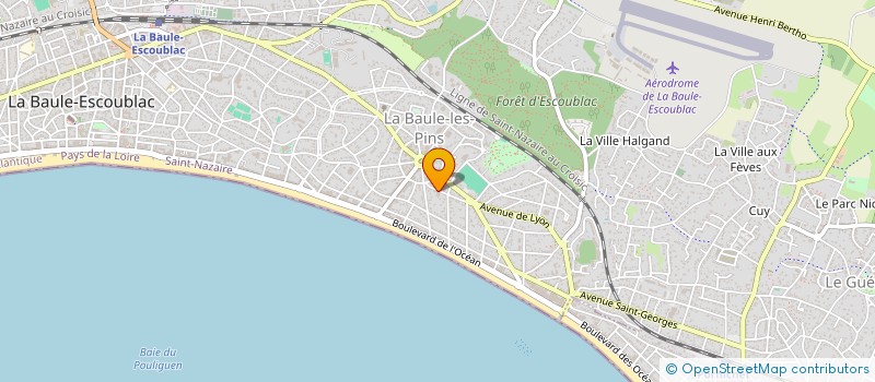 localisation de l'entreprise SCI BAG NOZ  LA BAULE-ESCOUBLAC