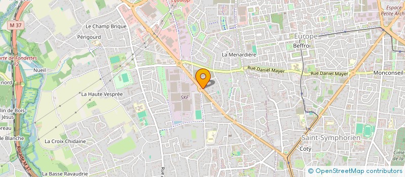 localisation de l'entreprise SCI BAG WALVEIN  SAINT-CYR-SUR-LOIRE