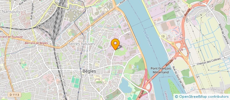 localisation de l'entreprise SCI BAGA à BEGLES