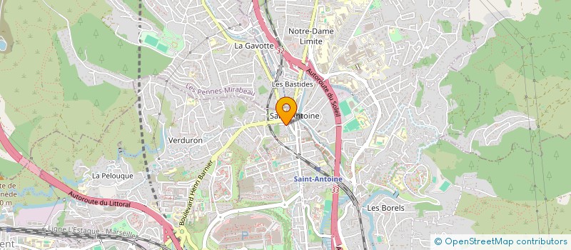 localisation de l'entreprise SCI BAGA à MARSEILLE