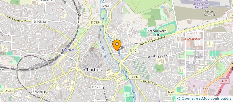 localisation de l'entreprise SCI BAGAFIP à CHARTRES