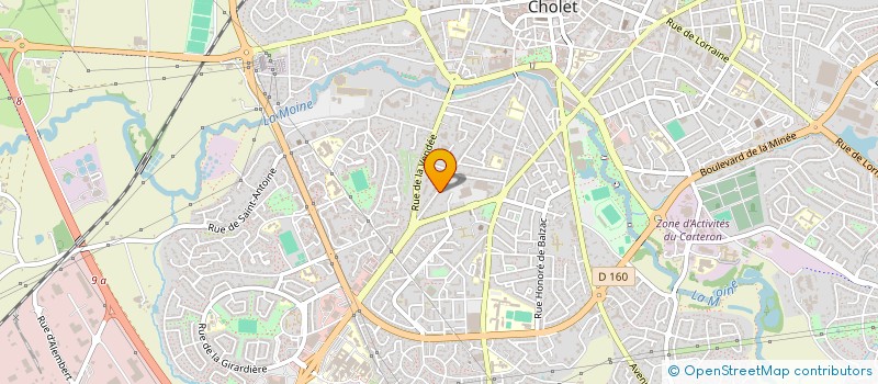 localisation de l'entreprise SCI BAGANDCO  CHOLET