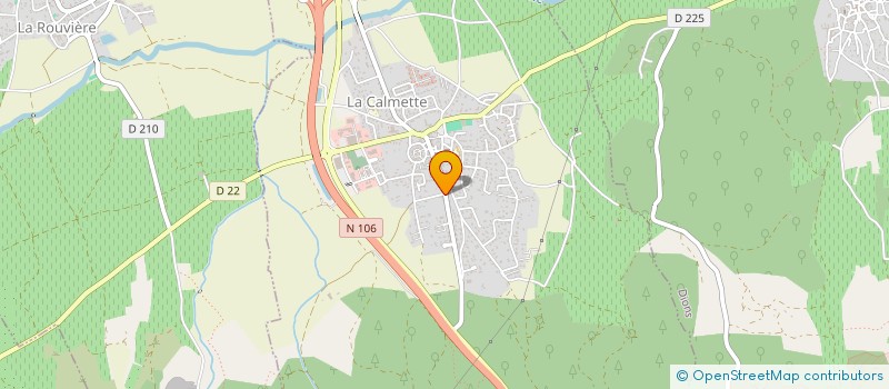 localisation de l'entreprise SCI BAGARLI  LA CALMETTE