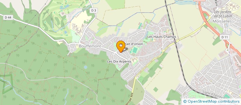 localisation de l'entreprise SCI BAGAT'L  BOUFFEMONT