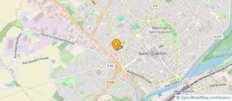 localisation de l'entreprise SCI BAGATELLE à SAINT-QUENTIN