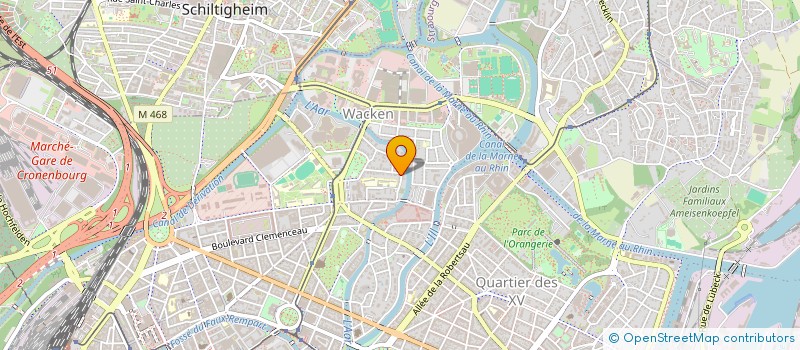 localisation de l'entreprise SCI BAGATELLE  STRASBOURG