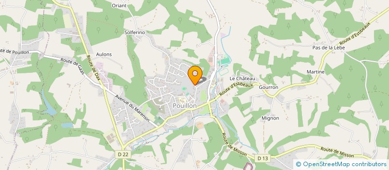 localisation de l'entreprise SCI BAGATELLE à POUILLON
