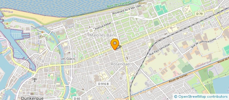 localisation de l'entreprise SCI BAGATELLE à DUNKERQUE