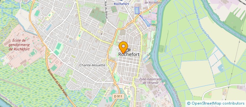 localisation de l'entreprise SCI BAGATELLE  ROCHEFORT