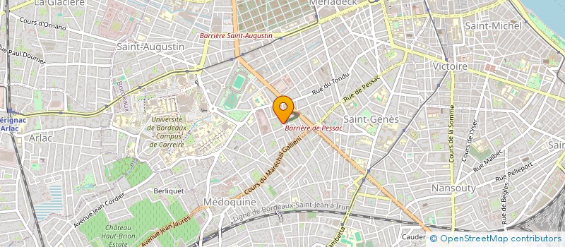 localisation de l'entreprise SCI BAGATELLES  BORDEAUX