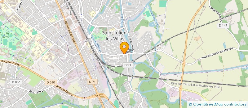 localisation de l'entreprise SCI BAGAYOKO  SAINT-JULIEN-LES-VILLAS