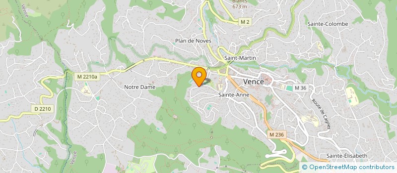 localisation de l'entreprise SCI BAGEN  VENCE