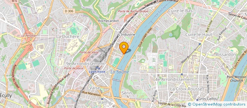 localisation de l'entreprise SCI BAGES  LYON