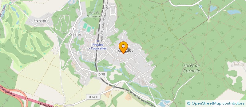 localisation de l'entreprise SCI BAGGY à PRESLES
