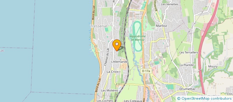 localisation de l'entreprise SCI BAGHERRA  TRESSERVE