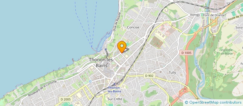 localisation de l'entreprise SCI BAGILOC à THONON-LES-BAINS