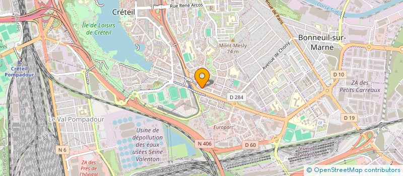 localisation de l'entreprise SCI BAGN à CRETEIL