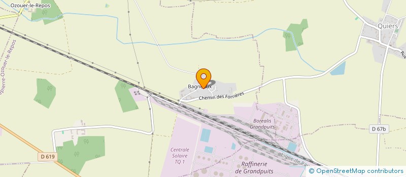 localisation de l'entreprise SCI BAGNEAUX à AUBEPIERRE-OZOUER-LE-REPOS