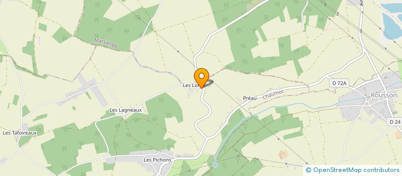localisation de l'entreprise SCI BAGNEDOUX à CHAUMOT