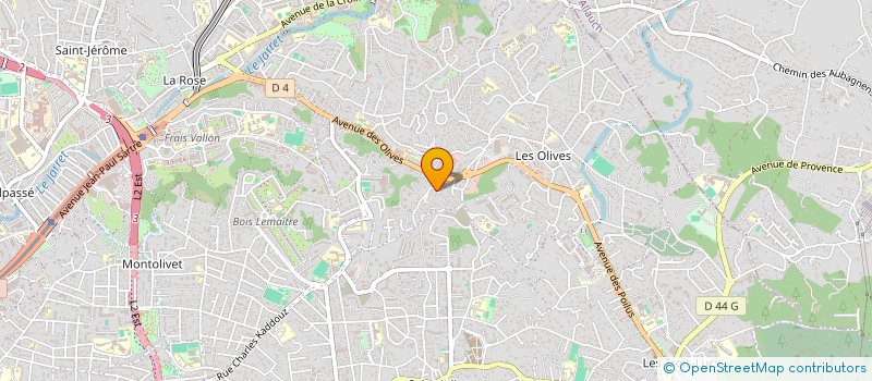 localisation de l'entreprise SCI BAGNOL/SEZE à MARSEILLE
