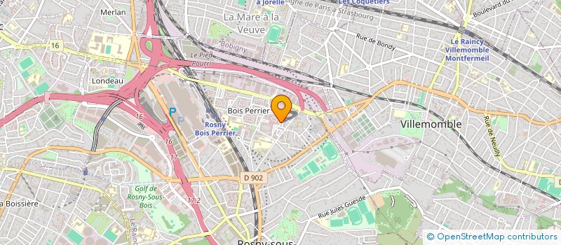 localisation de l'entreprise SCI BAGOSH à ROSNY-SOUS-BOIS