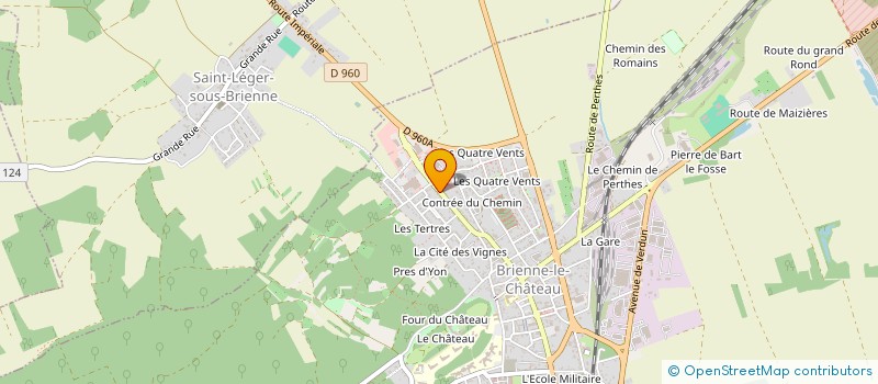 localisation de l'entreprise SCI BAGS  BRIENNE-LE-CHATEAU