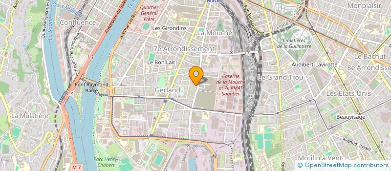 localisation de l'entreprise SCI BAGUAR  LYON