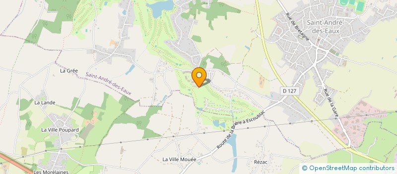 localisation de l'entreprise SCI BAGUE  SAINT-ANDRE-DES-EAUX